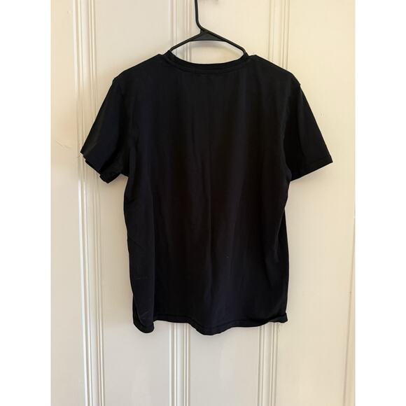 ROBERTO CAVALLI Mens Logo Graphic Cotton Tee T-Shirt Size L Large Black - Picture 2 of 7